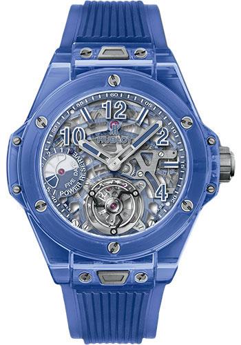 Hublot Big Bang Tourbillon Power Reserve 5 days Blue Sapphire Watch - 45 mm - Sapphire Crystal Dial Limited Edition of 30-405.JL.0120.RT