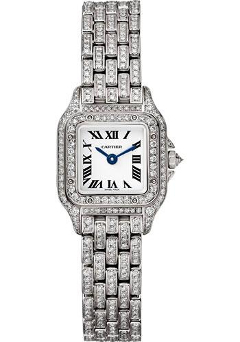 Cartier Tank Louis Cartier Watch - 29.55 mm White Gold Case - Pink Fuschia Alligator Strap - Wjta0011