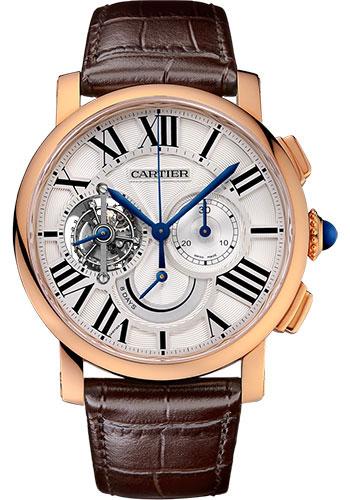 Cartier Rotonde de Cartier Tourbillon Chronograph 8-Day Power Reserve Watch - 45 mm - W1556245