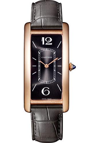 Cartier Tank Louis Cartier Watch - Burgundy Alligator Strap - WJTA0014